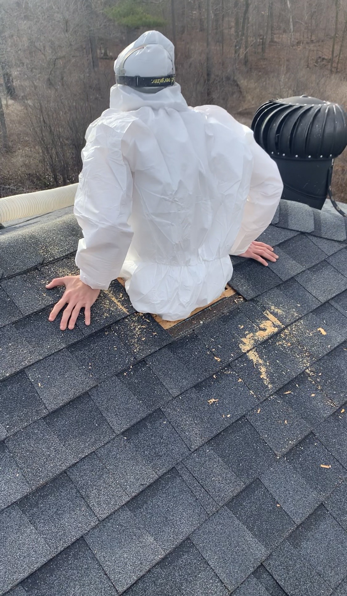 Attic intake vent installation