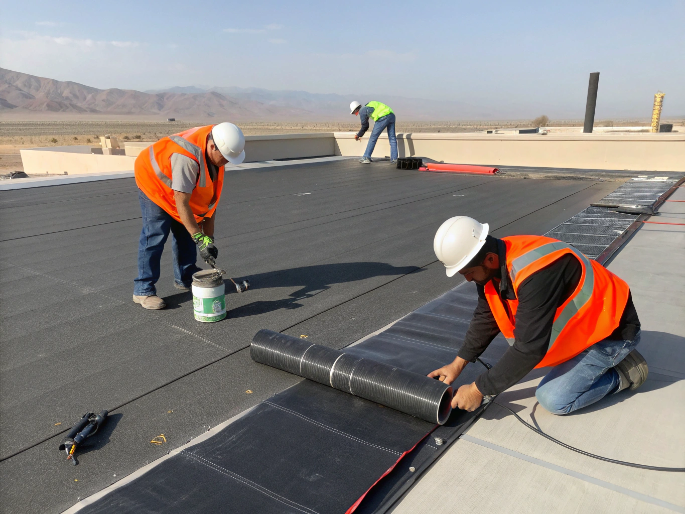 Roofing project for Jameson & Co.