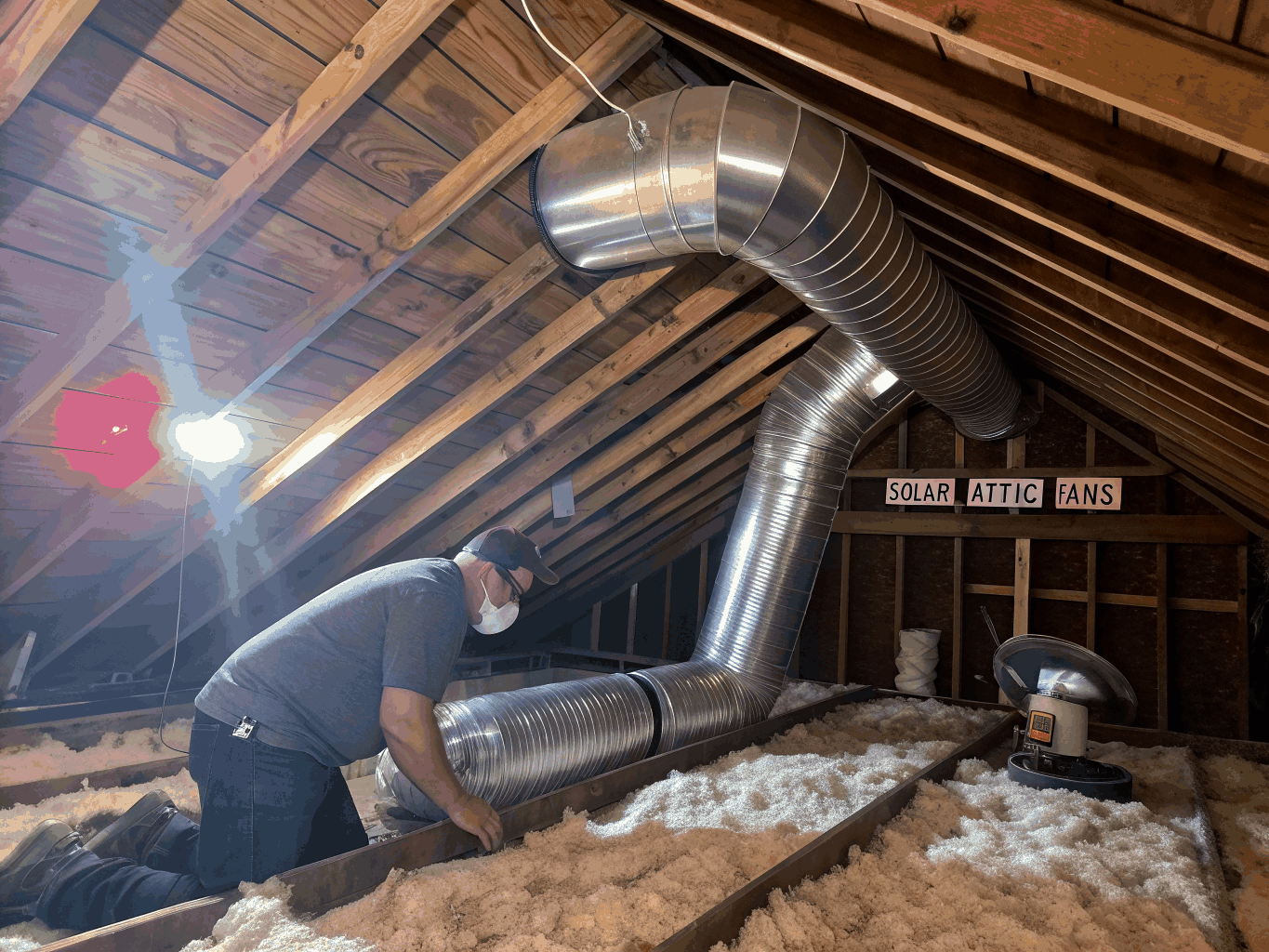 Free solar attic fan promotion