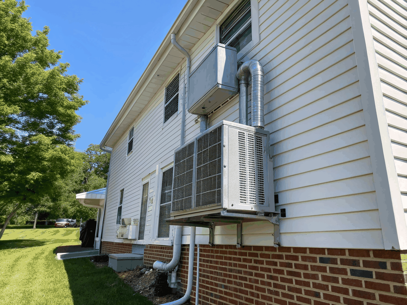 Modern home ventilation unit installed in Oakville residence