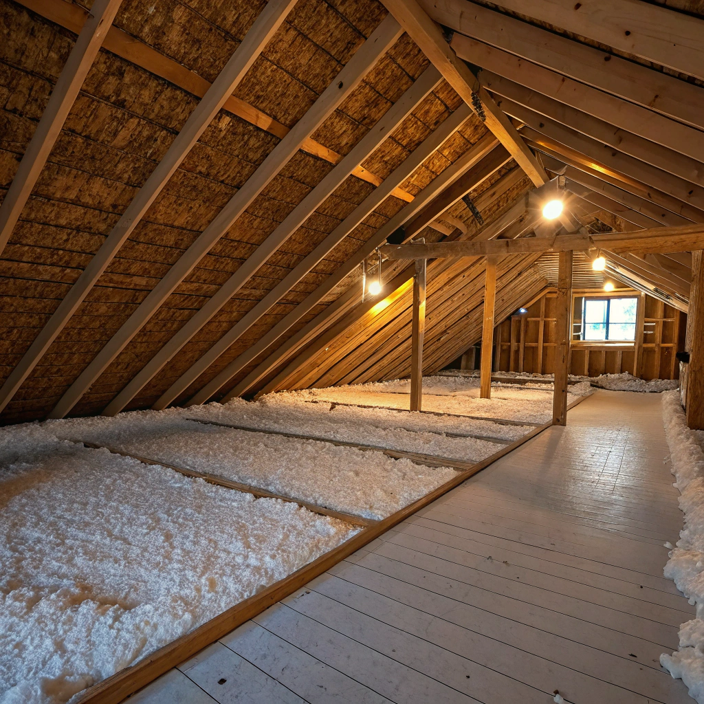 Thermal scan of superheated attic space